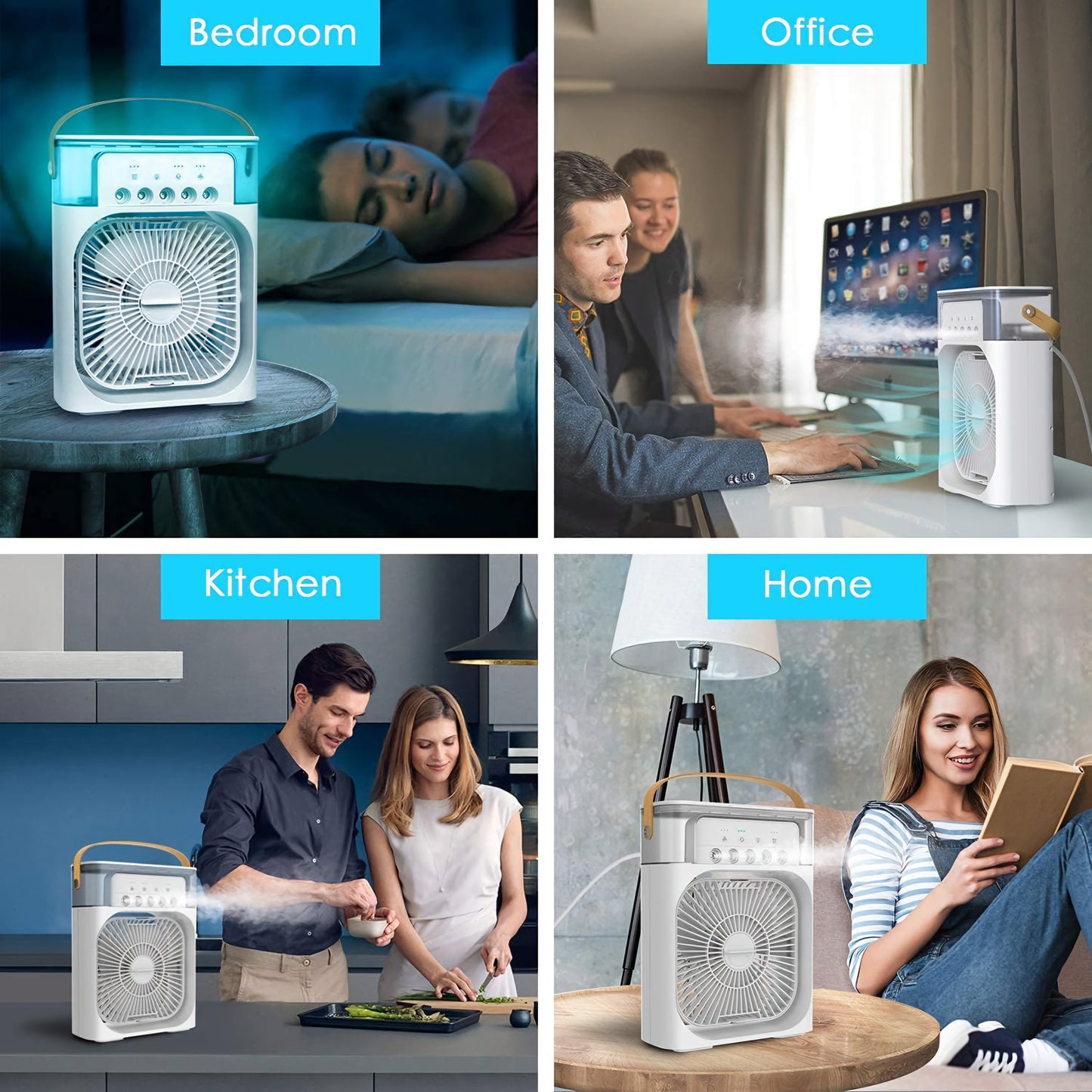 Mini Portable Air Conditioner (Multicolor)