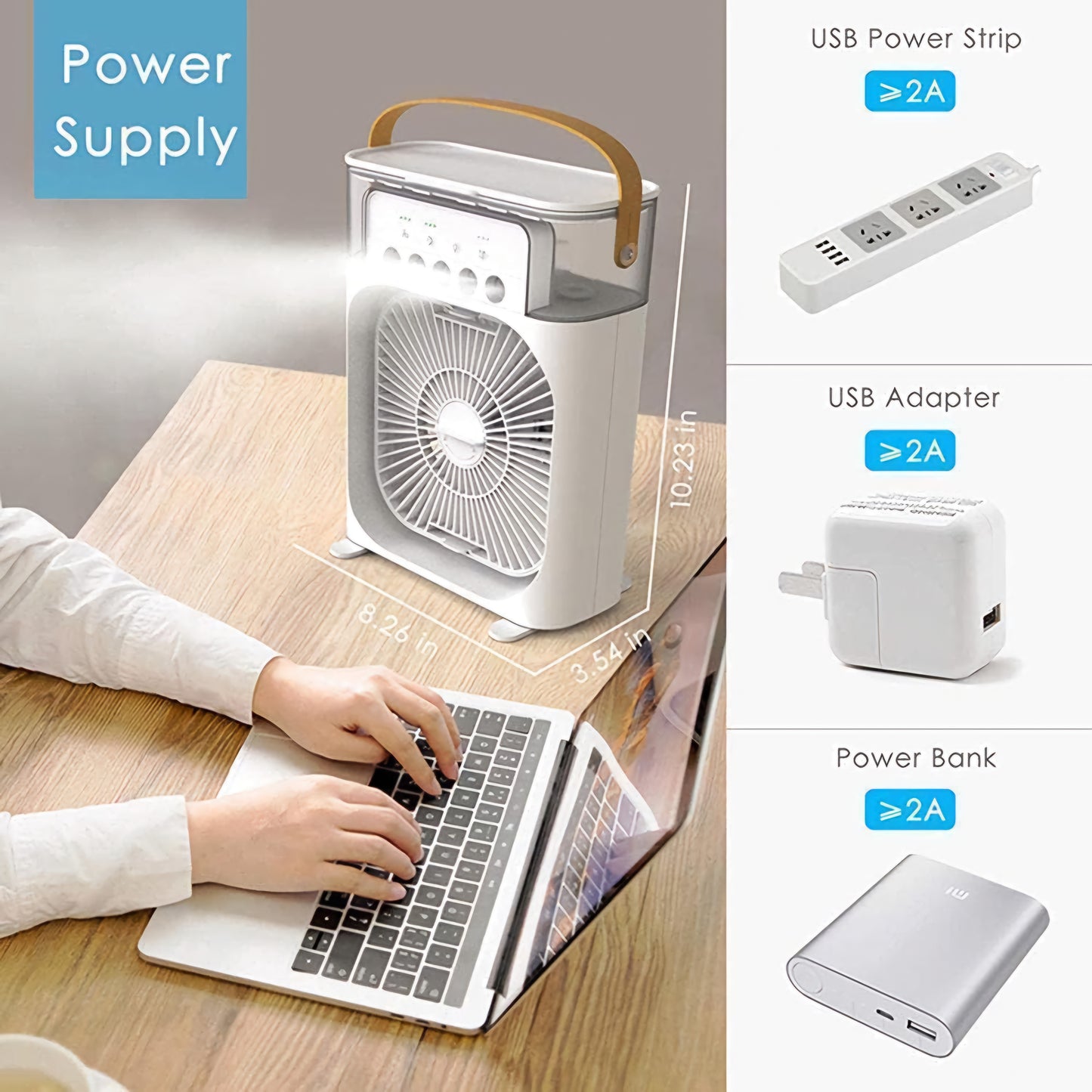 Mini Portable Air Conditioner (Multicolor)