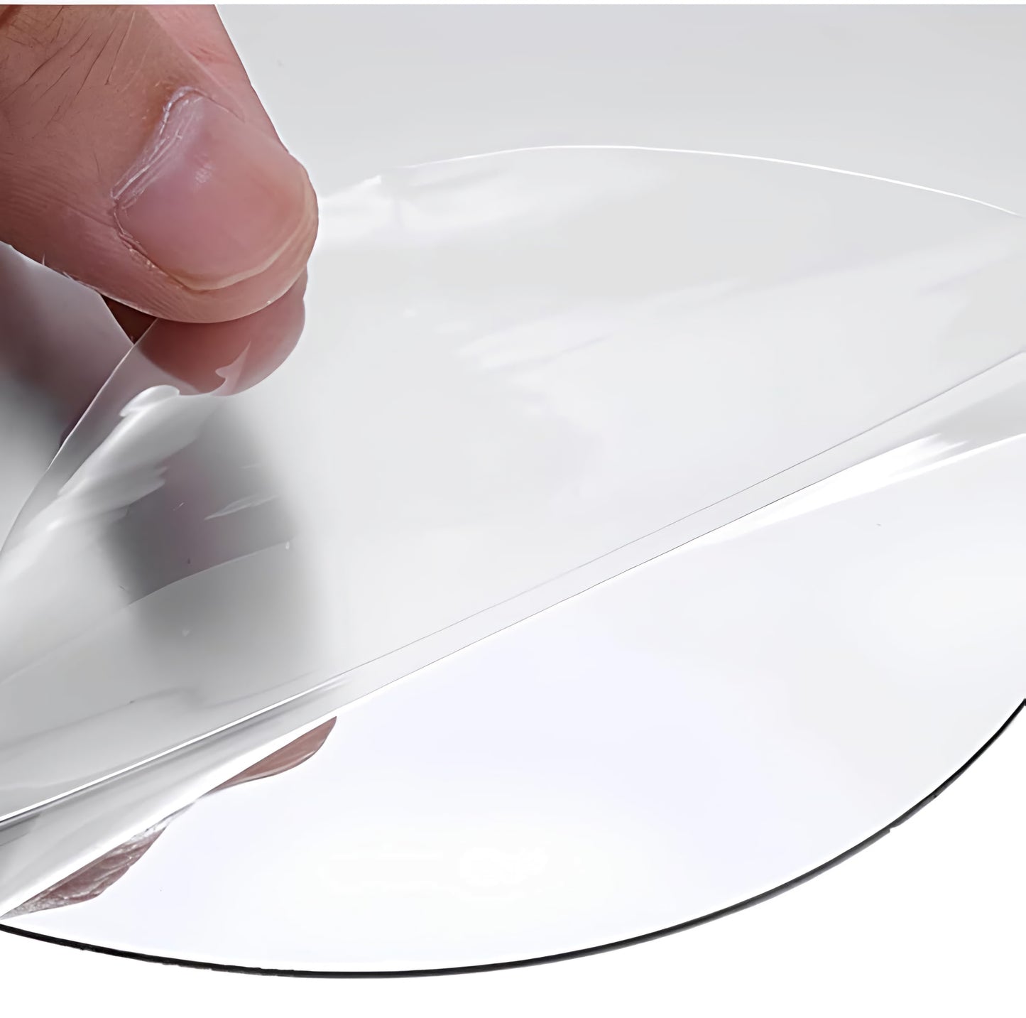 Oval Shape Adhesive Mirror Sticker (Pack of 2)