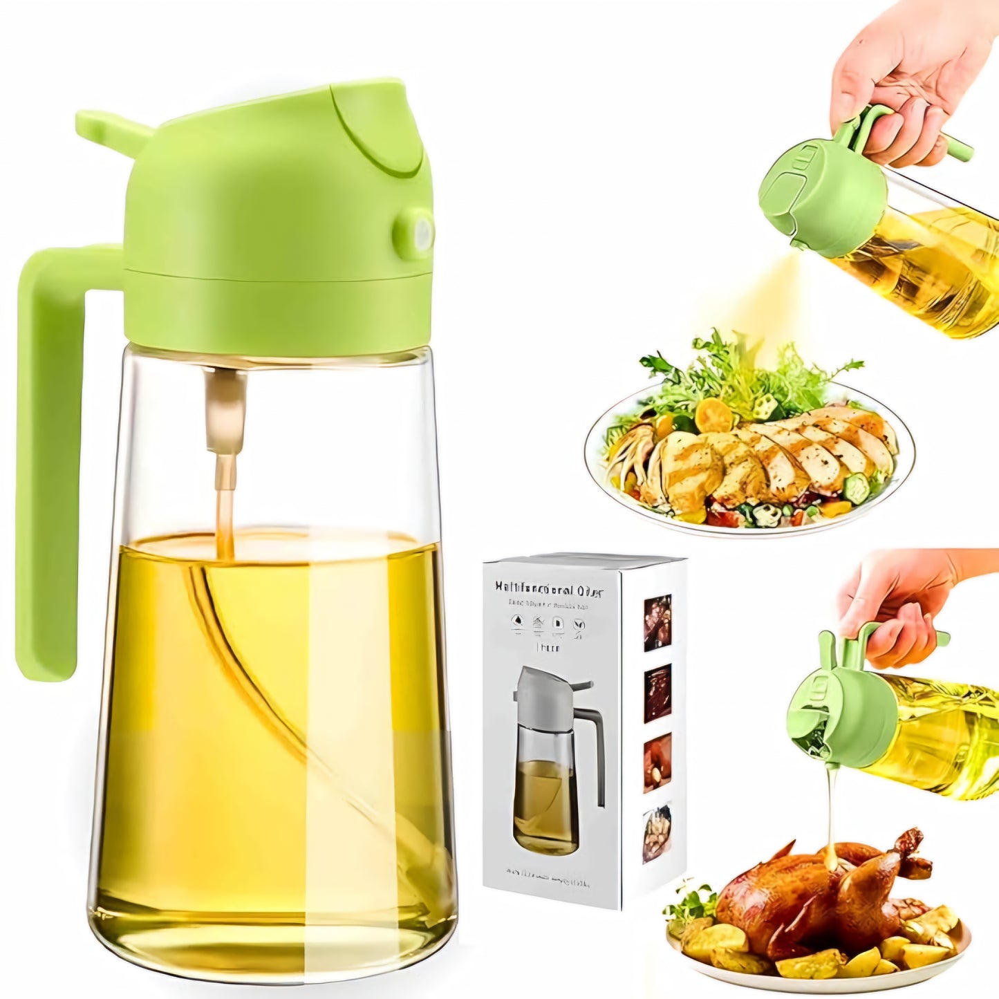 Easy Oil Dispenser Bottle for Kitchen (500 ml)