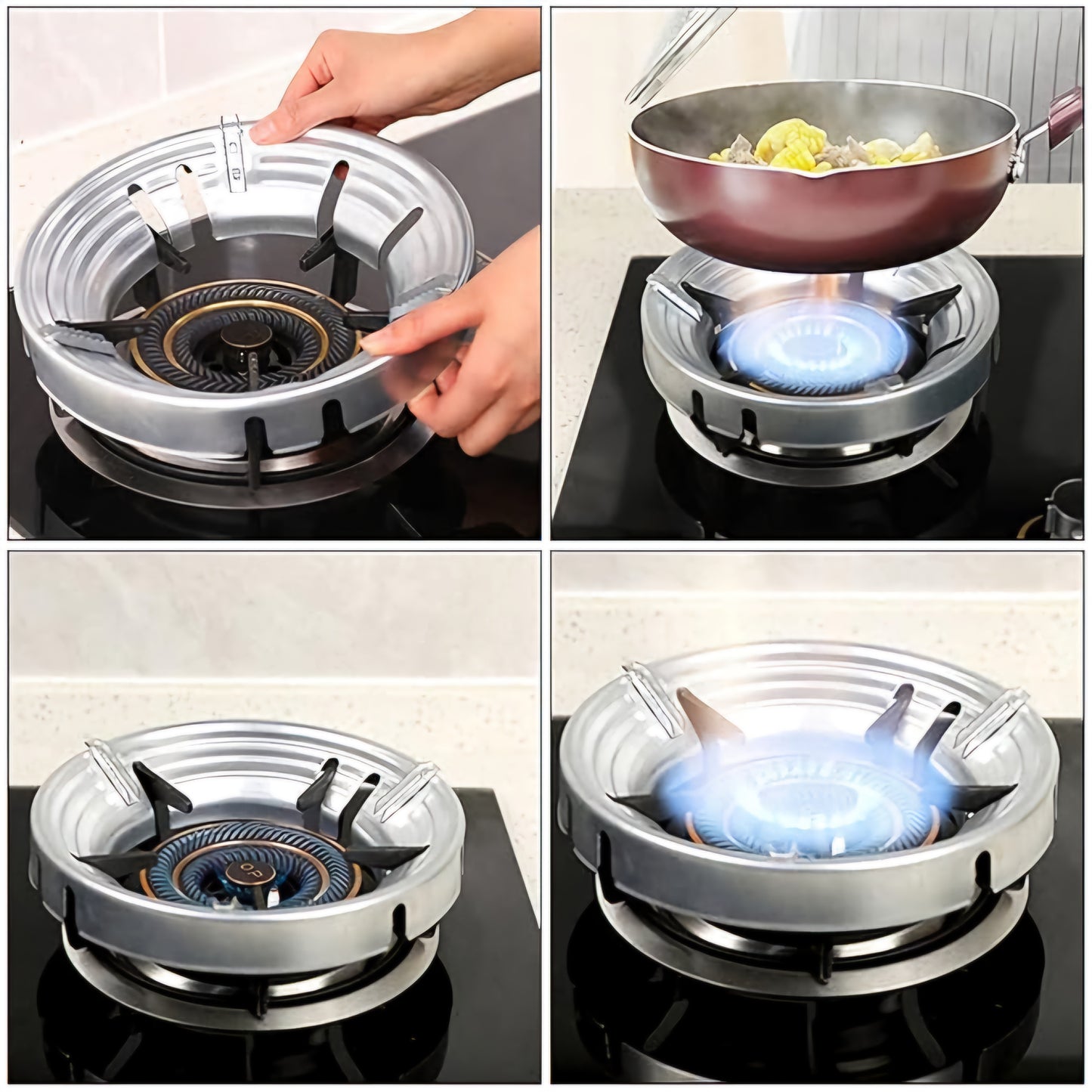 Gas Stove Stand for Kitchen (Pack of 2)