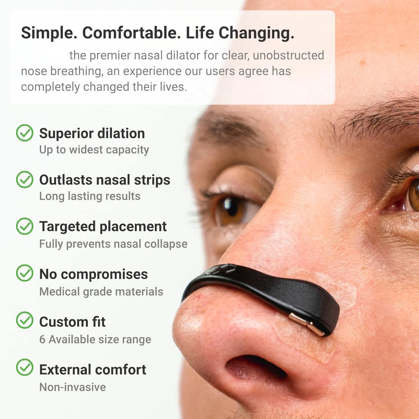 Magnetic Nasal Dilator (Pack of 15 strips)